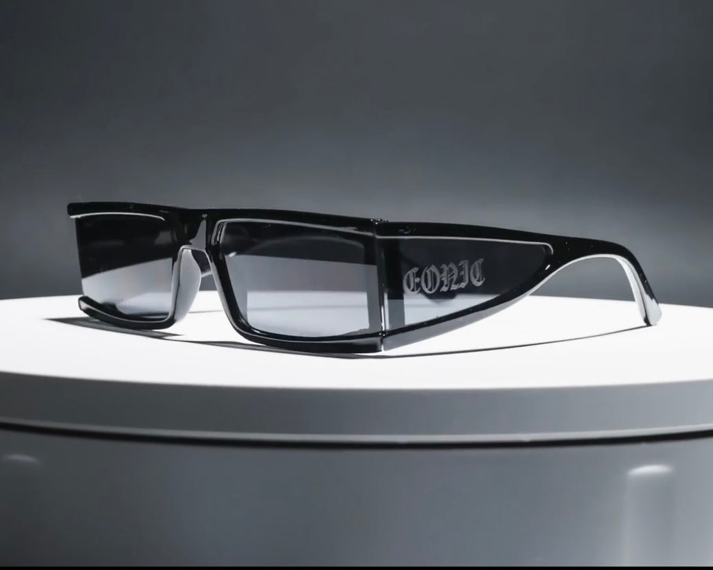 Black 'Zeontis' Sunglasses
